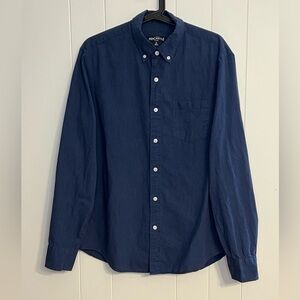 J.Crew Mercantile Flex Long Sleeve In Navy Blue Size M